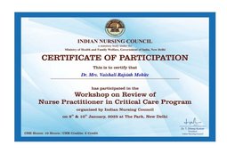 1. Workshop on review of NPCC by INC -9 & 10 January 2025